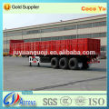 Heavy duty tri axles high board wall cargo semi trailers for sale